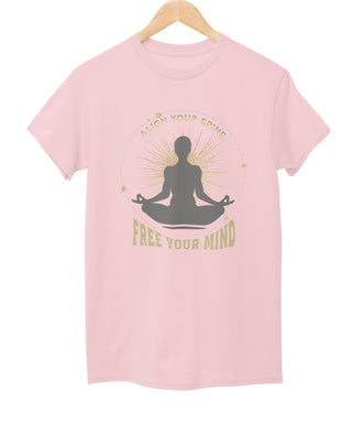 Align Your Spine, Free Your Mind Tee