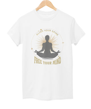 Align Your Spine, Free Your Mind Tee