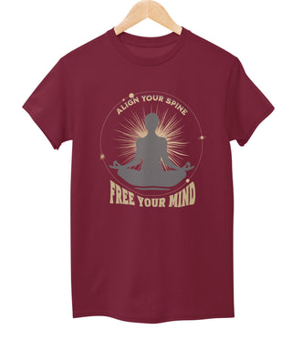 Align Your Spine, Free Your Mind Tee