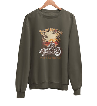 Bikers Don't Age They Level Up Sweatshirt