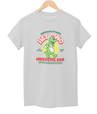 Dinosaur Stomps Mesozoic Era Kids T-Shirt