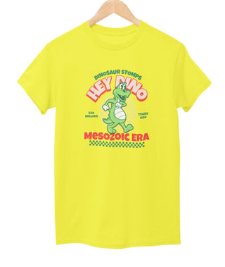 Dinosaur Stomps Mesozoic Era Kids T-Shirt