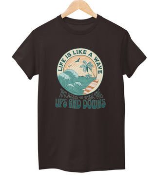 Life is Like a Wave Tee