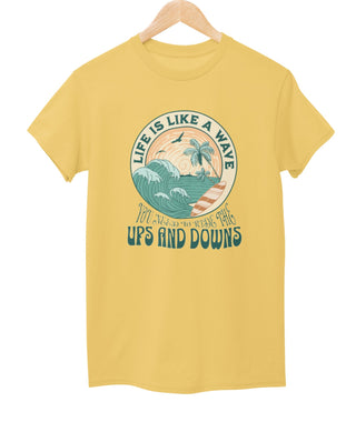 Life is Like a Wave Tee