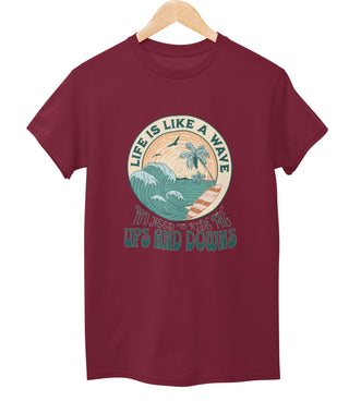 Life is Like a Wave Tee