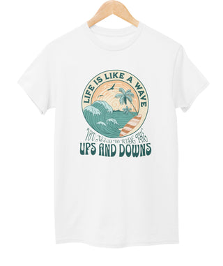 Life is Like a Wave Tee