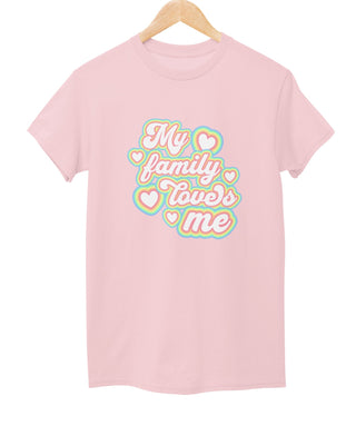 My Family Loves Me Kids T-Shirts