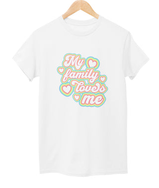 My Family Loves Me Kids T-Shirts