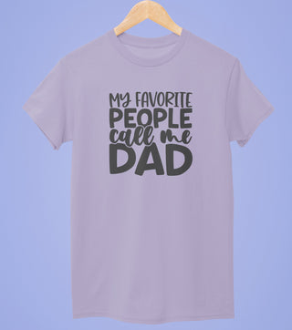 My Favorite People Call Me Dad Half Sleeve T-Shirt