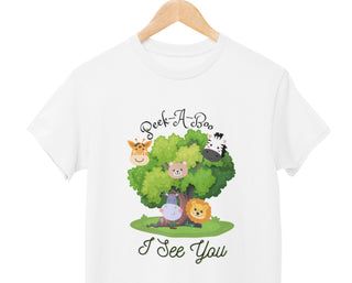 Peek-A-Book I See You Kids T-Shirts