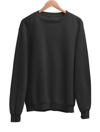 Plain Sweatshirt Black