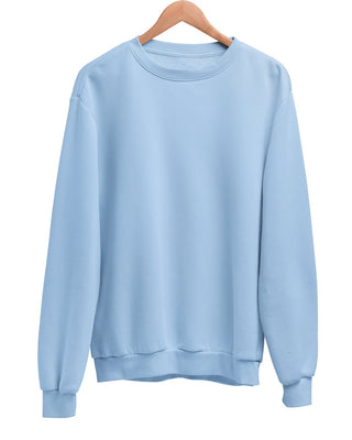 Plain Sweatshirt Light Blue