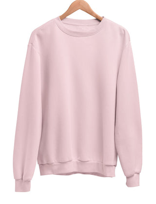 Plain Sweatshirt Light Pink