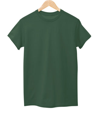 Plain T-Shirt Bottle Green