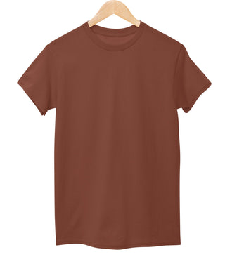 Plain T-Shirt Brick Red