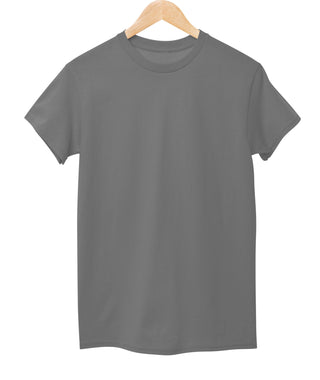 Plain T-Shirt  Charcoal Melange