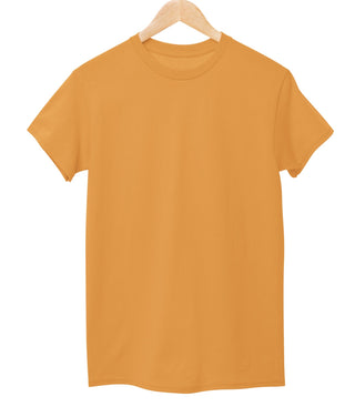 Plain T-Shirt Golden Yellow