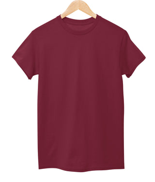 Plain T-Shirt Maroon