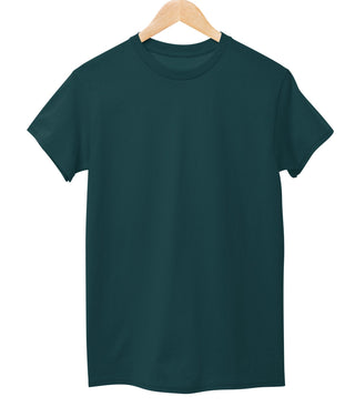 Plain T-Shirt Petrol Blue