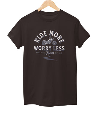 Ride More Worry Less Tee