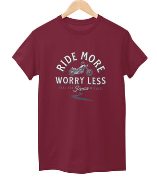 Ride More Worry Less Tee