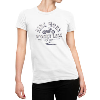 Ride More Worry Less Tee