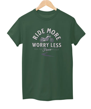 Ride More Worry Less Tee