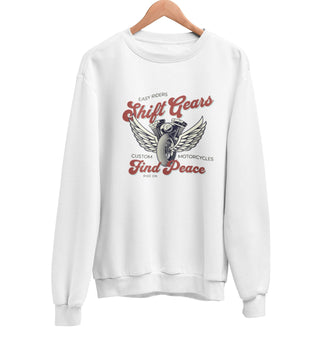 Shift Gears Find Peace Sweatshirt