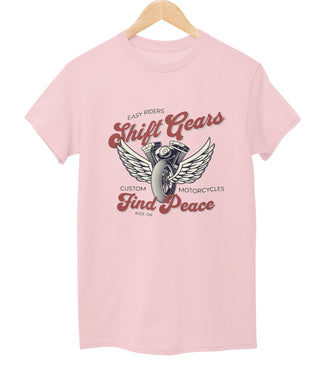 Shift Gears Find Peace Tee