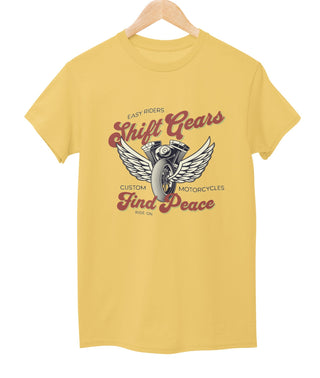 Shift Gears Find Peace Tee