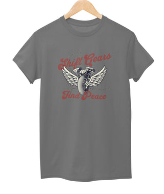 Shift Gears Find Peace Tee