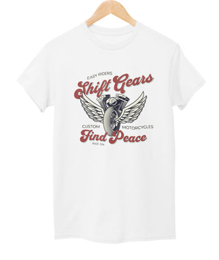 Shift Gears Find Peace Tee