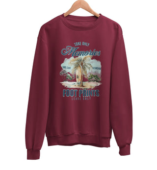 Take Memories Leave Footprint Sweatshirt