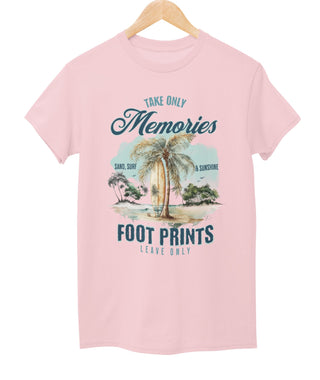 Take Memories Leave Footprint Tee