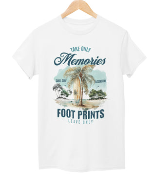 Take Memories Leave Footprint Tee