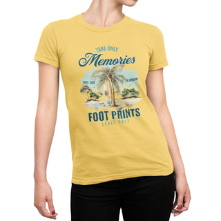 Take Memories Leave Footprint Tee