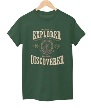 World Explorer Heart Discoverer Tee