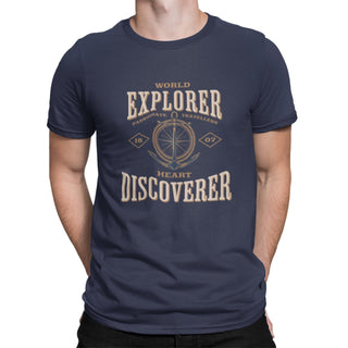 World Explorer Heart Discoverer Tee