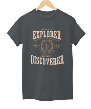 World Explorer Heart Discoverer Tee