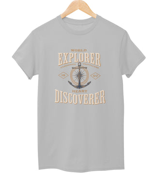 World Explorer Heart Discoverer Tee