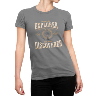 World Explorer Heart Discoverer Tee